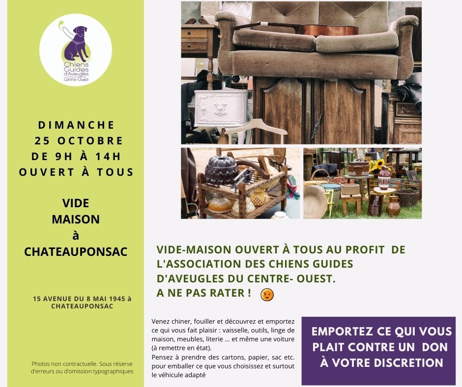 invitation pour le vide maison de chateauponsac en limousin