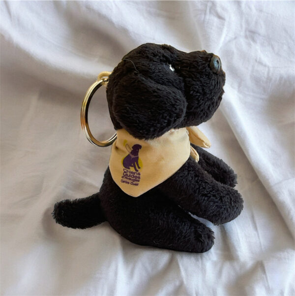 Porte clé peluche Noir